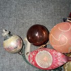 Lot Of 7 Antique Glass Christmas Ornaments