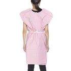 Mckesson Disposable Adult Tissue-poly Exam Gown One Size Fits Most 50 Ct