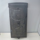 Antique N   Co Us Mailbox Letter Box  Wall Mail Box Cast Iron 