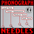 300 Soft Tone Steel Needles Columbia Brunswick Victrolas Zonophone Records