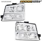 Fit For 2003-2006 Silverado Avalanche Housing Corner Headlight Bumper Lamps 