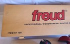 Freud Router Bit Set 97-100 Incomplete Made In Italy   Woodworking Tray   Extras