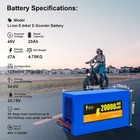 48v 20ah Lithium Battery Pack For Ebike Bicycle Scooter With 2a Charger