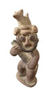 Rare Pre-columbian Tribal Art Clay Figurine 
