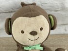 My Little Snugamonkey Brown Cream Monkey 7  Plush Fisher Price Security Baby Toy