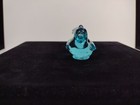 Blue Art Glass Blue Jay W  Either  w  Or  m  Marked On Bottom 