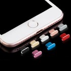 1-8x Metal Anti Dust Plug Cover Charger Port Cap Phone Accessories For Iphone