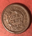 1851 Braided Hair Large Cent Condition Very Good    coin   Great Coin   