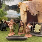 Safari Ltd  Powhatan Indians Toob - 12 Figurines Camp Fire  Canoe  Deer Hide    