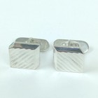Tiffany Cufflinks Cuff Links Sterling Silver 925 Square Mens 15mm Used Japan