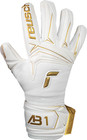 Reusch Attrakt Ab1 Advance Junior Goalkeeper Gloves - White gold