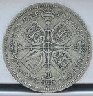 Great Britain 1936 Florin - Final Year Of Issue