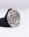 Conchos Sterling Silver 1 50  For Saddle  Bridle  Leather Work  Floral Concho