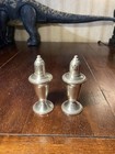 Duchin Creation Salt Pepper Shakers Weighted Sterling Silver Antique 214 Grams