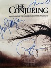 The Conjuring Signed Autographed Movie Poster  3 Autos  Coa - Free Shipping