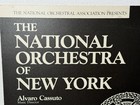 Window Card Poster The National Orchestra Association Of New York Carnegie Hall