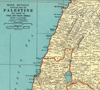 1935 Antique Palestine Map Vintage Map Of Syria Trans Jordan Jerusalem 3267