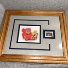 Disney s Winnie The Pooh   Friends Framedart Print With  1966 Stamp Lot Of 3