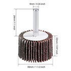 1-1 2x1x1 4  Flap Wheel Sander For Drill Mounted Sanding Grinding 40 80 120 Grit