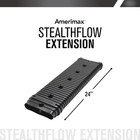 Amerimax Vinyl 24-in Black Downspout Extension