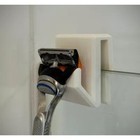 Shower Door Razor Holder Glass Door Bathroom Organizer Shower Razor Storage  