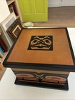 Northwest Coast Native Style Wooden Box Replica Totem Art