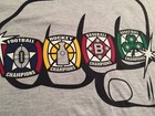 Boston Championship Sports Shirt Patriots Celtics Bruins Red Sox Womens Medium