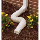 Expandable 25-55    Flex Drain Downspout Extension Rain Pipe Spout Flexible Gutter
