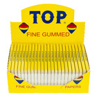 Top Rolling Papers Fine Gummed Cigarette Papers  full Display Box - 24 Booklets 