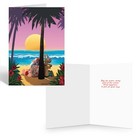 Tropical Christmas Card Variety Pack - 15 Beach Cards   Envelopes - Assorted-86