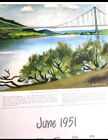 1952 Chesapeake And Ohio Railroad Vintage Train Twelve Month C o Wall Calendar