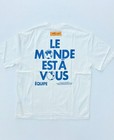 Louis Vuitton T-shirt Le Monde Model Size Xl Short Sleeve White