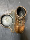 Antique Or Vintage Bronze-plated Baby Shoe Holder