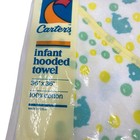 Vintage Carters Baby Terry Cotton Hooded Bath Towel Fish 32 x40  New Nos