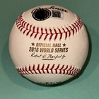 Jim Belushi  cubs  Signed Official 2016 World Series Baseball Beckett  bas 