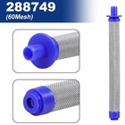 10pcs 288749 Airless Spray Gun Filter 60 Mesh For Graco Sg20 Sg Pro Sg2 Sg3 Sg10