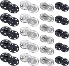 24 Sets Large Snaps For Sewing  2 Sizes Large Sew-on Snap Buttons 25mm 15mm