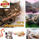 Cat Toys Cat Chew Toys silvervine Sticks Catnip Rope Toys For Cat Teeth Cleaning