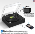 Bluetooth Output Turntable With Full-size Platter  Built-in Speakers  Wireless