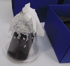 Lot Of 2 Swarovski Christmas Crystal Bell Ornaments 2015 2016 W box 5136362 