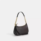 Nwt Coach Teri Shoulder Bag In Signature Cv933 Gold walnut black