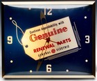Vintage G e  Bubble Lens Light-up Advertising Wall Clock  Beautiful  One Flaw