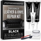 Black Leather   Vinyl Repair Kit  Sofa  Jacket  Car Seats And Purse  Leather    