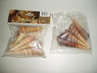 Lot 12 Turretella Sea Shells 3  - 4  Brown Tan Crafts Jewelry Seashells   0 S h 