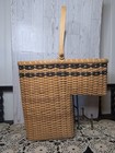Handmade Vintage Stair Basket  Rustic Basket  Stair Organizer  Farmhouse Decor