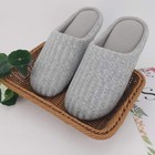 Ofoot Women s Indoor Slippers cashmere Knit Warm Fleece Lined 5 5  White