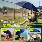 7ftportable Umbrella With Stand  Upf 50 sports Sun Shade Umbrella With Carry Bag