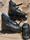 Vintage 90s Phantom Black In Line Roller Derby Mens Skates Size 9