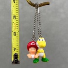 Vintage Bandai Yoshi s Island Baby Mario   Yellow Yoshi Swing Keychain Figure