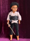 Rare Antique German 17  Armand Marseille 1894 Dep Dark Complexion Boy Doll